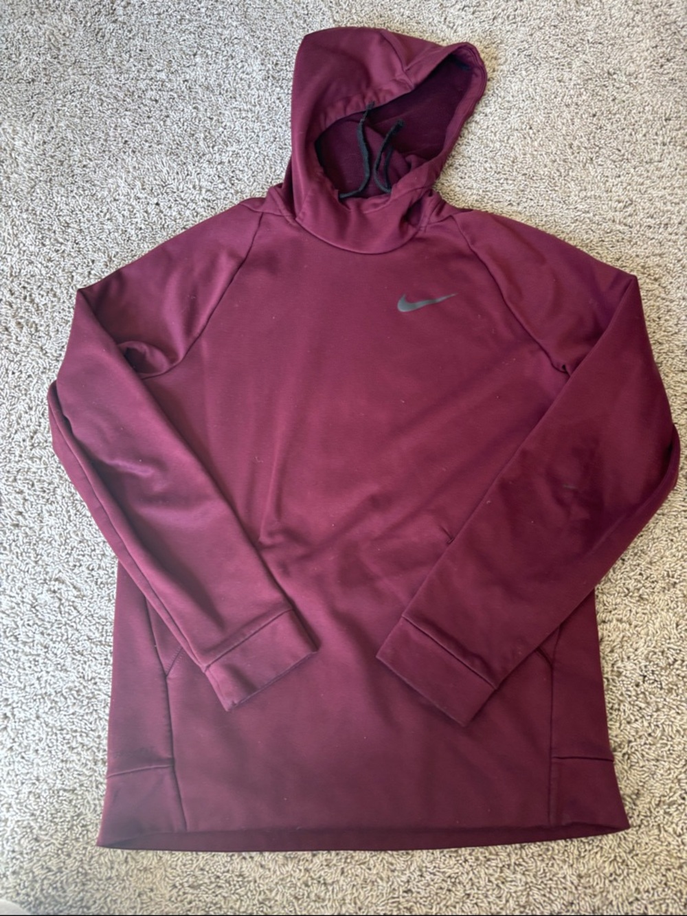Nike Burgundy Pullover Hoodie